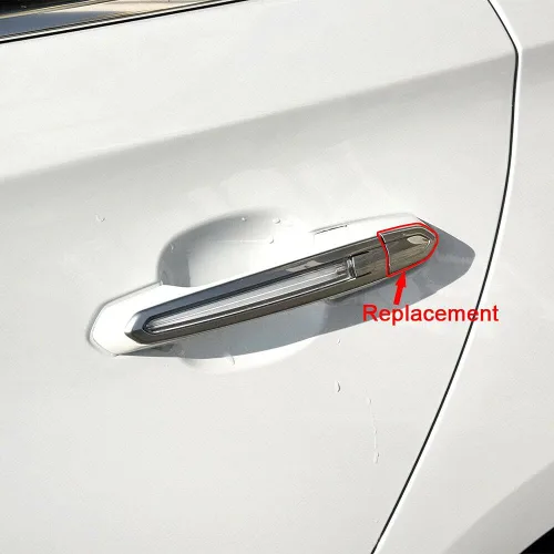 Miniatura 5 de 1pc cerradura de puerta cilindro cromo tapa ajuste ajuste para Cadillac ATS XTS CTS CT6