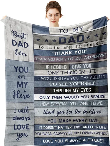 Regalos Yamco para Papá - Mantas del Día del Padre 50"x40" - Ideas Geniales y Divertidas para el Día del Padre, Navidad y Cumpleaños - Regalos para