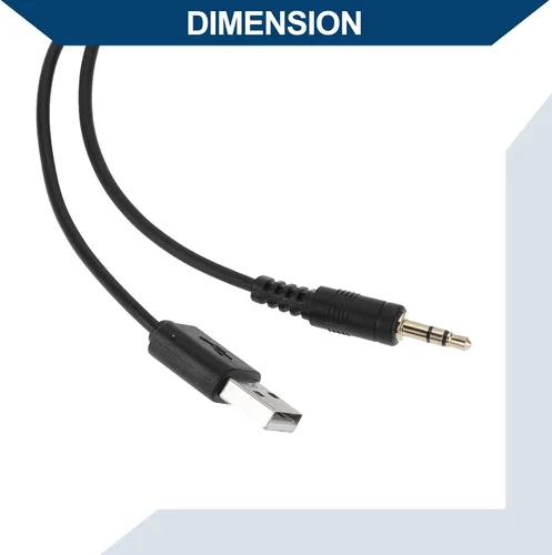 Miniatura 6 de Arnés de radio estéreo para BMW Bluetooth AUX adaptador cable de música conveniente 7.9 in 1 unids negro