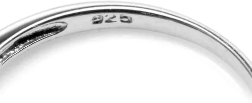 Miniatura 4 de Silvershake Anillo de compromiso de plata de ley 925 chapada en oro blanco o amarillo con piedra natal con forma octágona, de 0.276 x 0.197 in