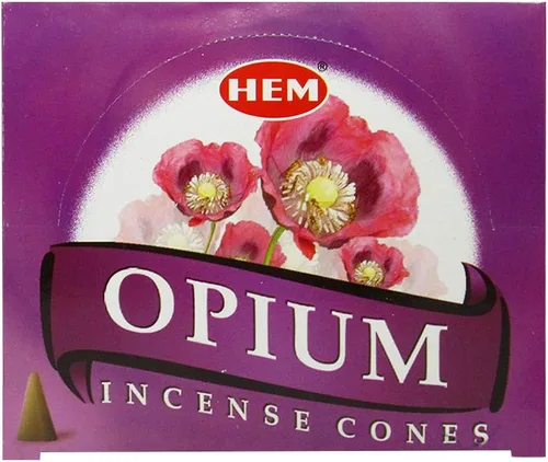 Miniatura 2 de Conos de Incienso de Opio y Paquete de Quemador de Conos de Incienso Insence Insense Dobladillo Incienso