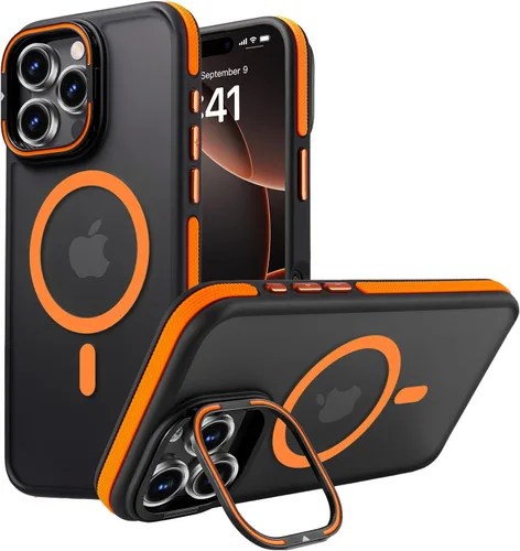 Miniatura 98 de Funda para iPhone 17 Pro Max con protector de lente de cámara [protección de grado militar de 10 pies] compatible con MagSafe a prueba de golpes