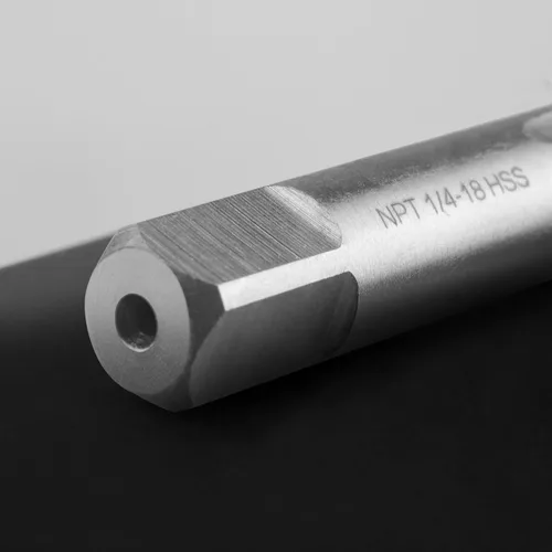 Miniatura 4 de 1/4" - 18 NPT - Grifo de tubo cónico M2 NPT, utilizado para roscar máquina convencional o roscado CNC, puede golpear acero y acero inoxidable