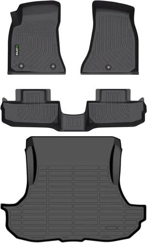 Miniatura 44 de Alfombrillas y revestimiento para maletero para Jeep Grand Cherokee L 2021-2025 (6 pasajeros, sin consola central) con respaldo, revestimientos