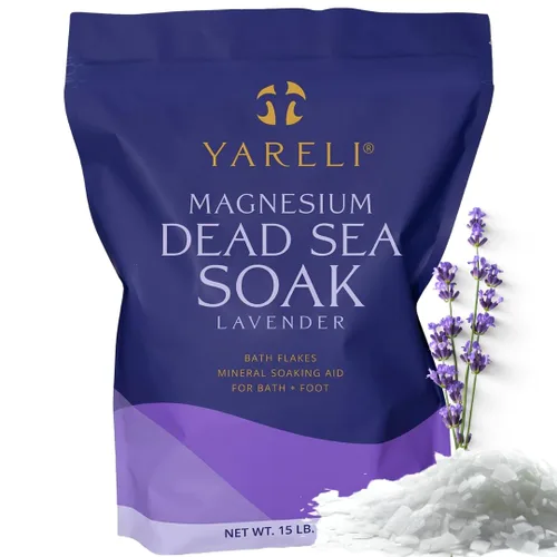 Miniatura 13 de Yareli Copos de Magnesio, 5 libras Eucalipto, Baño y Remojo de Pies del Mar Muerto, Alternativa a la Sal de Epsom con Más de 250,000mg de Cloruro