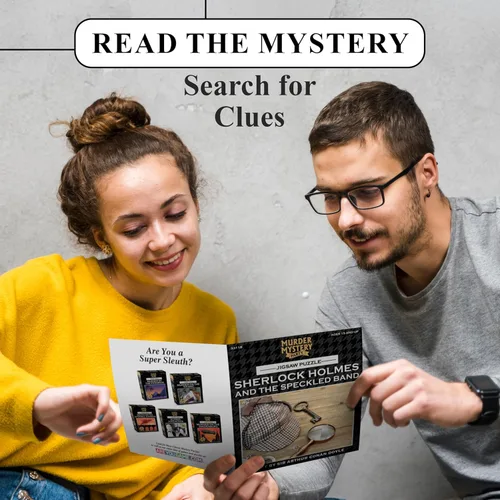 Miniatura 4 de Rompecabezas clásico de misterio Bepuzzled - Sherlock Holmes, 1000