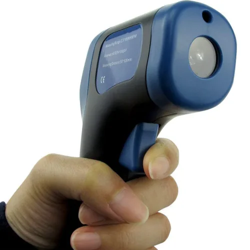 Miniatura 3 de Tacómetro láser digital de mano Medidor de RPM sin contacto Pistola medidora de velocidad del motor Rango de medición: 2.5-99999RPM Azul