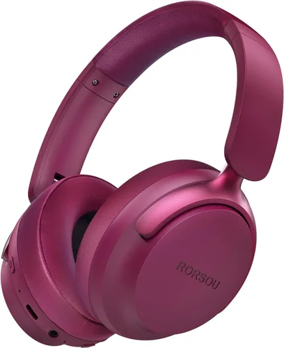 Miniatura 9 de B8 - Audífonos Bluetooth supraaurales, 6 modos de música EQ y 50 horas de reproducción, graves profundos, inalámbricos, con micrófono, plegables