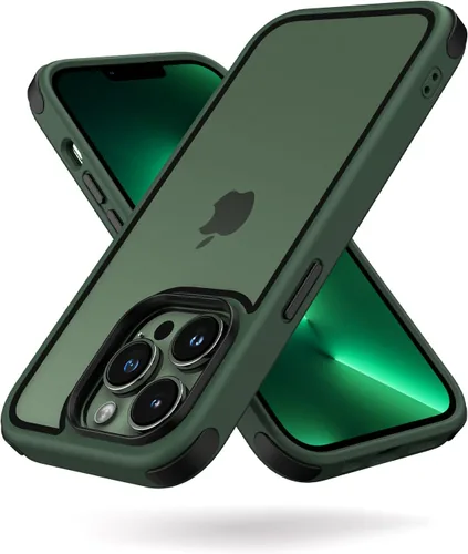 Miniatura 14 de Mobnano Funda transparente para iPhone 11, con protección multicolor a prueba de golpes, no amarillenta, anti arañazos, parte trasera