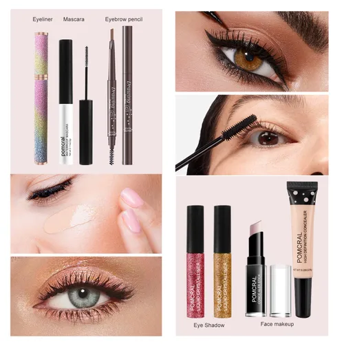 Miniatura 5 de POMCRAL Juegos de maquillaje, kit de maquillaje para niñas de 10 a 12 años, regalo de maquillaje para mujeres, adolescentes con paleta de sombras