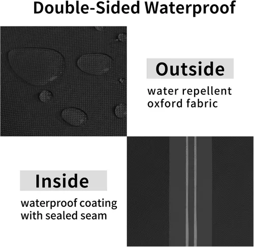 Miniatura 4 de Easy-Going Funda impermeable para silla de patio, resistente a los rayos UV, para exteriores, resistente a la intemperie, con costuras selladas