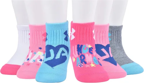 Miniatura 5 de Under Armour Paquete múltiple de calcetines para niña