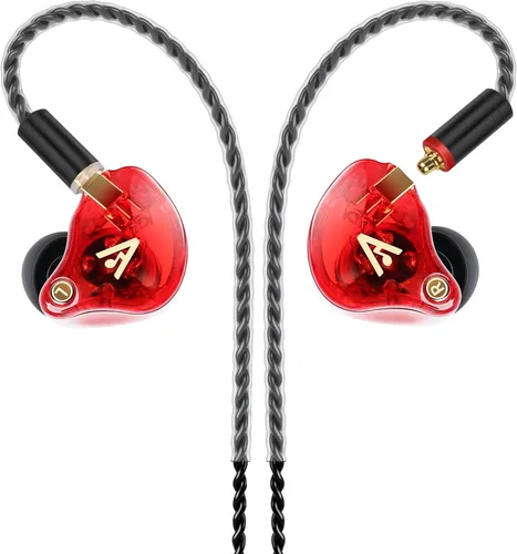Miniatura 10 de Vibes 202 - Auriculares con cable - Auriculares HiFi in Ear Monitor - Auriculares profesionales con aislamiento de ruido - Sonido claro, graves