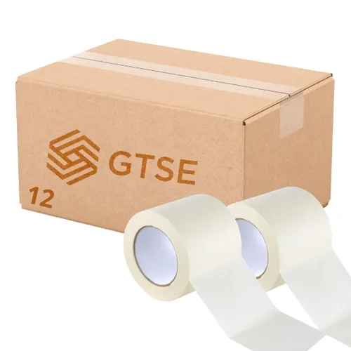 Miniatura 25 de GTSE Cinta de enmascarar, 1 rollo, 1 pulgada x 55 yardas (164 pies), cinta adhesiva de pintura multisuperficie, perfecta para pintar, hogar