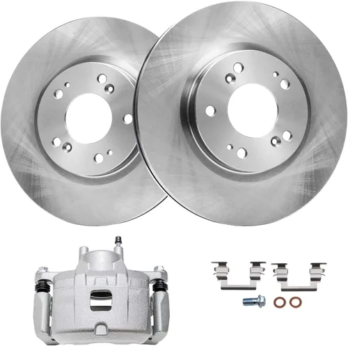Miniatura 23 de Detroit Axle - Kit de freno delantero para Hyundai Elantra 17-20, 16-21 Tucson, 17-22 Kia Sportage, rotores de freno de disco pastillas de freno