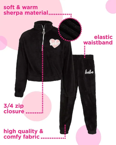 Miniatura 2 de bebe Conjunto deportivo de 2 piezas con capucha y forro polar delicioso Talla 7-16