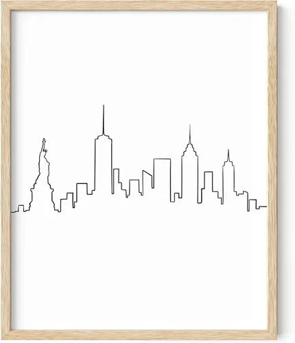 Miniatura 50 de HAUS AND HUES París - Póster de pared para dormitorio (sin marco, 16 x 20 pulgadas)