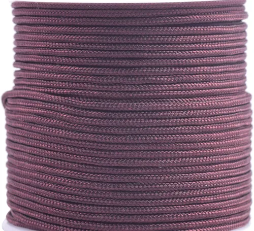 Miniatura 94 de KONMAY 1 rollo de cuerda de nailon para hacer pulseras de 150 yardas, trenzado de nailon Shamballa Macramé/cordón de cuentas de 0.4mm, cordón