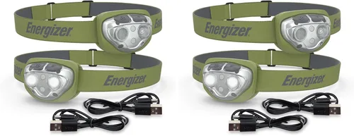 Miniatura 12 de Energizer Vision Linterna Frontal LED Recargable, Linterna Frontal LED Brillante Resistente al Agua para Exteriores, Equipo de Campamento y Verde