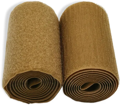 Miniatura 79 de Cinta de gancho y bucle de 4 pulgadas de ancho, verde follaje, para coser, no adhesiva, de 1 yarda de largo, cinta de gancho y bucle de nylon verde
