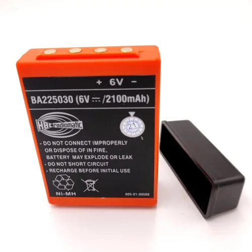Miniatura 2 de Batería radiomática HBC BA225030 6V 2100mAh BA225030 Ni-Mh batería recargable para HBC Crane Control remoto bomba camión batería (paquete de 2)
