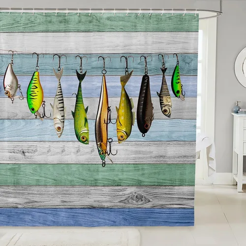 Miniatura 38 de Erosebridal American Flag Shower Curtain 72" Wx72 L Army Green Camo Waterproof Bathroom Curtains Bear Claw Hunting Theme Bathroom Shower Curtain