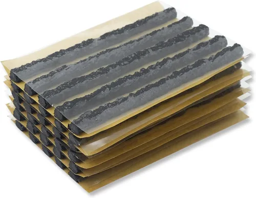 Miniatura 4 de CKAuto 30 cuerdas negras de reparación de neumáticos de 4 pulgadas, tapones de reparación de neumáticos para neumáticos todoterreno sin cámara