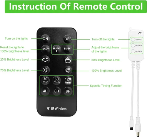 Miniatura 4 de Controlador WiFi inteligente para luces de disco de un solo color, control remoto AIBOO para tiras de luces LED, letrero de neón LED compatible