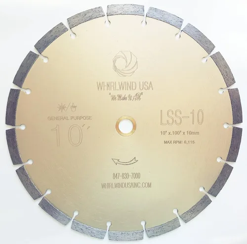 Miniatura 18 de LSS Hojas de Sierra Eléctrica de Diamante Segmentadas de 6 Pulgadas para Corte Seco o Húmedo de Uso General para Concreto Piedra Ladrillo