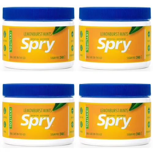 Miniatura 12 de Spry Xylitol Berry Blast - Caramelos sin azúcar, promueve la salud oral, aumenta la producción de saliva, detiene el mal aliento, sin OMG, sin