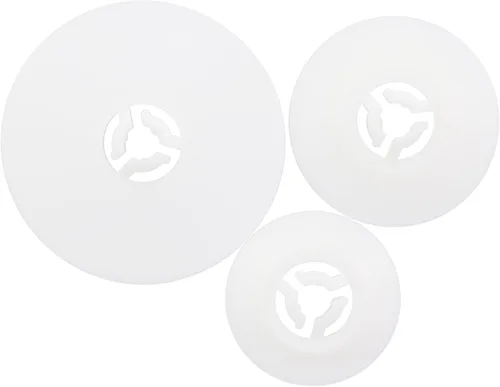 Miniatura 4 de CXMTECH Cubierta de bobina de repuesto para máquina de coser, 3 piezas, 40/30/0.984 in, soporte roscado de plástico blanco