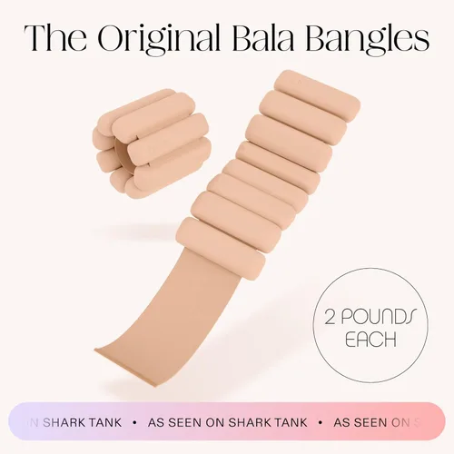 Miniatura 2 de Bala Pulseras con Pesos Ajustables para Muñeca y Tobillo para Mujer y Hombre - Juego de Brazaletes de Silicona con Pesos para Gimnasio, Yoga, Arena