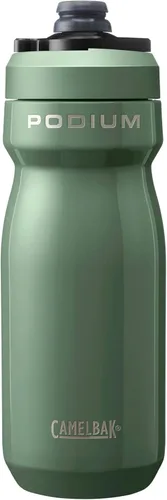 Miniatura 30 de CamelBak Podium Steel - Botella de agua térmica para bicicleta de acero inoxidable, color piedra, 18 oz