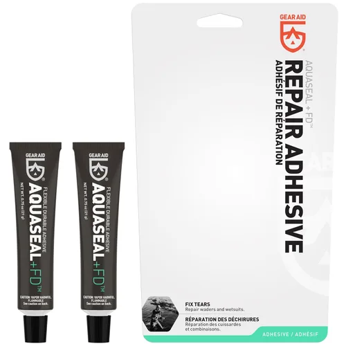 Miniatura 2 de GEAR AID Aquaseal FD - Adhesivo de reparación flexible y duradero para fijar desgarros y agujeros en vadeadores, trajes de neopreno, inflables