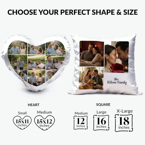 Miniatura 2 de ArtPix 3D Funda de almohada con fotos personalizada, funda de cojín personalizada con cualquier impresión de imagen, gran regalo para padre, papá