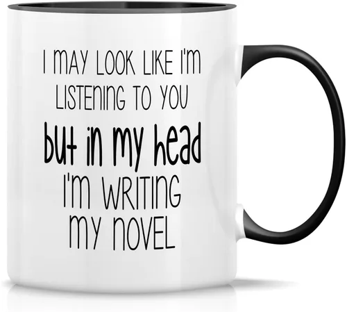 Miniatura 20 de Retreez Taza divertida - Soy un escritor, cualquier cosa puede ser utilizada en una historia, 11 Oz Tazas de café de cerámica - Taza graciosa