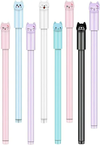 Miniatura 11 de Animal Llama Alpaca Oveja Camel Bolígrafos de Gel Set Moda Lindo Colorido Kawaii Encantador Colorido Bolígrafos de Gel de Oficina Material Escolar