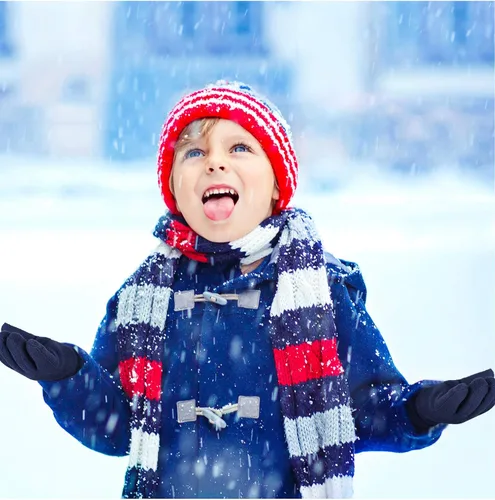 Miniatura 5 de 3 pares de guantes de invierno de forro polar para niños, guantes cálidos de dedos completos para niños, niñas, niños, suministros de actividades al