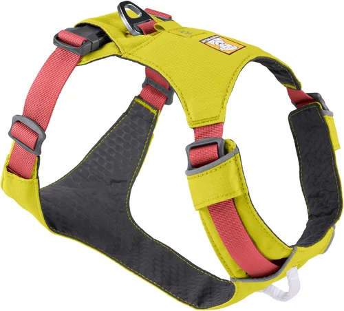Miniatura 13 de Ruffwear, Hi & Light, Arnés ligero para perro de uso diario, correr en senderos, caminar, senderismo, uso todo el día, rosa alpenglow, XXXS