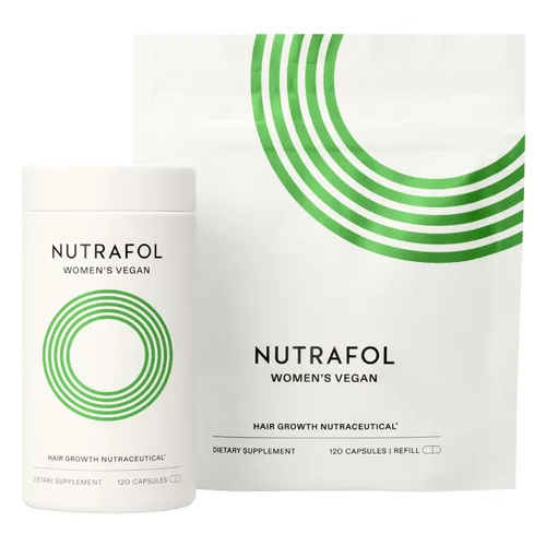 Nutrafol - Suplementos de crecimiento del cabello para mujeres de 18 a 44 años, clínicamente probados para cabello visiblemente más grueso y fuerte,