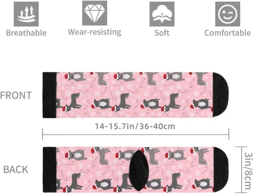Miniatura 4 de HYEECR Calcetines casuales para fiesta de esqueletos bailarines, Halloween, divertidos, novedosos, calcetines de tubo para hombres y mujeres