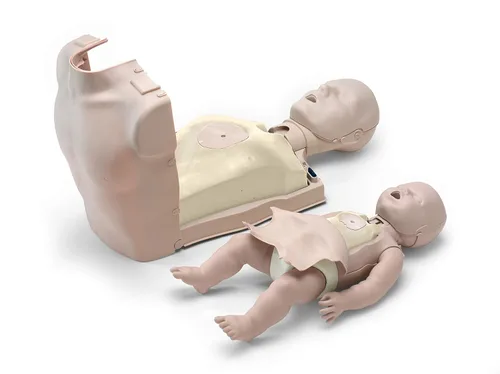 Miniatura 4 de CPR Savers Maniquí profesional de entrenamiento de RCP para adultos Prestan con monitor de retroalimentación AHA 2019, piel oscura, PP-AM-100M-DS