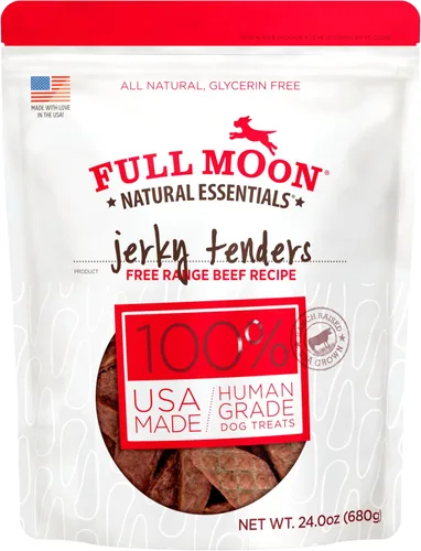 Full Moon All Natural Essentials Carne Seca de Res Tierna de Pastoreo Libre Grado Humano 24 oz