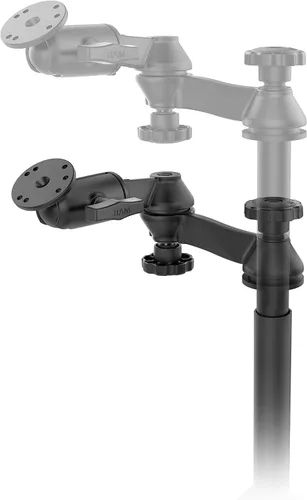 Miniatura 2 de RAM MOUNTS Base de montaje de vehículo sin taladro para Ford F-150 2015-2026 y F-250 F-550 2017-2026, montaje de perno de asiento con brazo
