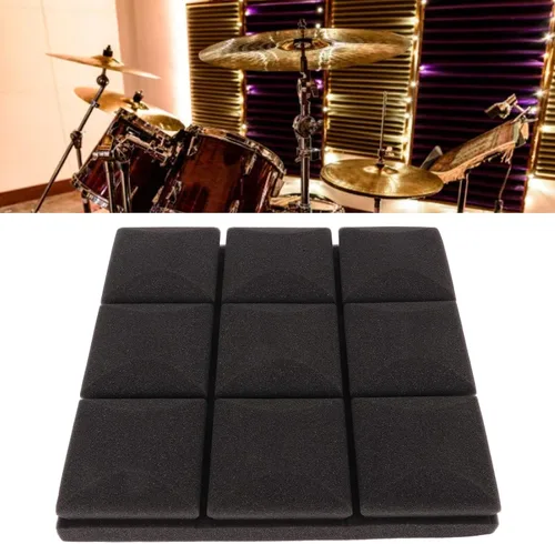 Miniatura 8 de 10pcs Studio Foam Acoustic Panels Soundproof Wedges High Absorption Sound Dampening