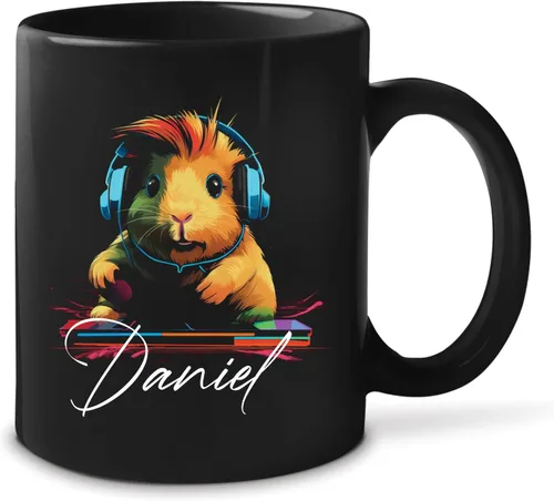 Miniatura 17 de Taza de té personalizada para amantes del tigre con nombre 2023, regalos personalizados para amantes de las mascotas, taza de café de cerámica