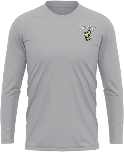 Miniatura 55 de Camisa deportiva de manga larga oficial de la NCAA Collegiate para hombre, con logotipo en el pecho izquierdo, colección Athletic Heather