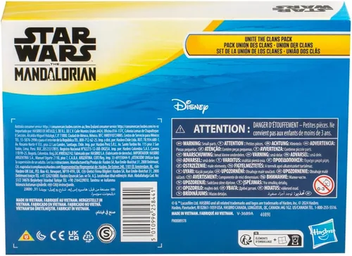 Miniatura 4 de STAR WARS Epic Hero Series Unite The Clans Pack, Paz Vizsla, Mandalorian Warrior, Axe Woves - Figuras de acción de 4 pulgadas, juguetes para niños
