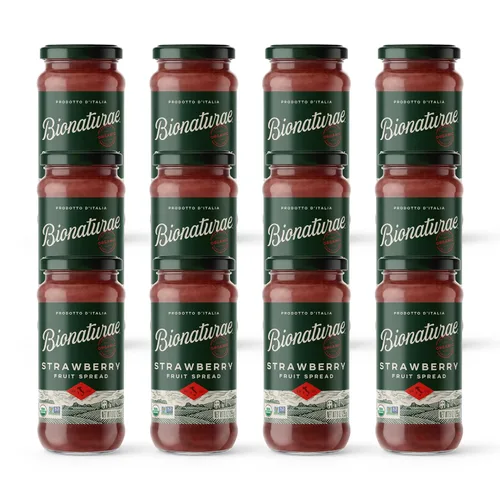 Miniatura 8 de Bionaturae Melocotón orgánico para untar de frutas – Gelatina orgánica, sin OMG, certificado USDA, sin azúcar añadido, sin conservantes, mermelada
