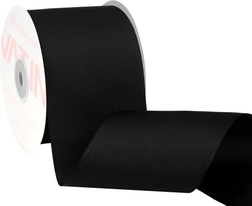 Miniatura 113 de Vatin - Rollo de cinta de grogrén, rollos de 25-50 yardas, perfecto para decoración de bodas, coronas, baby showers, envolturas de paquete de regalo